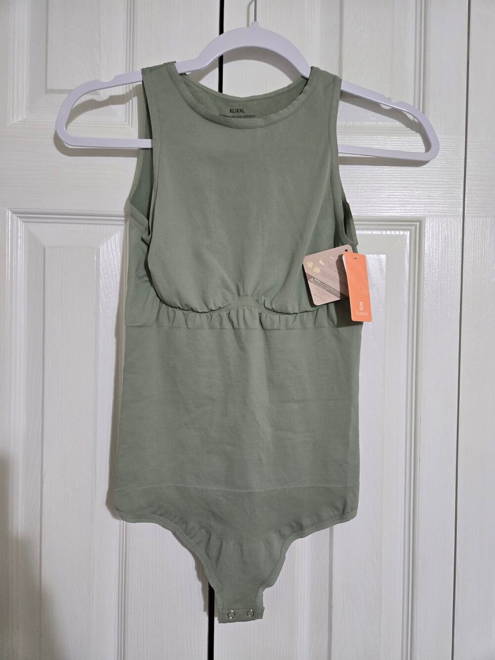 Feelin girl xl/xxl women's sage green tummy control one piece new with tags